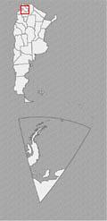 Mapa de Argentina